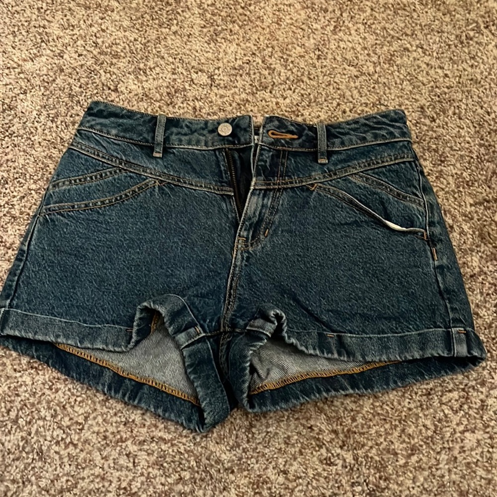 Denim Mom Short